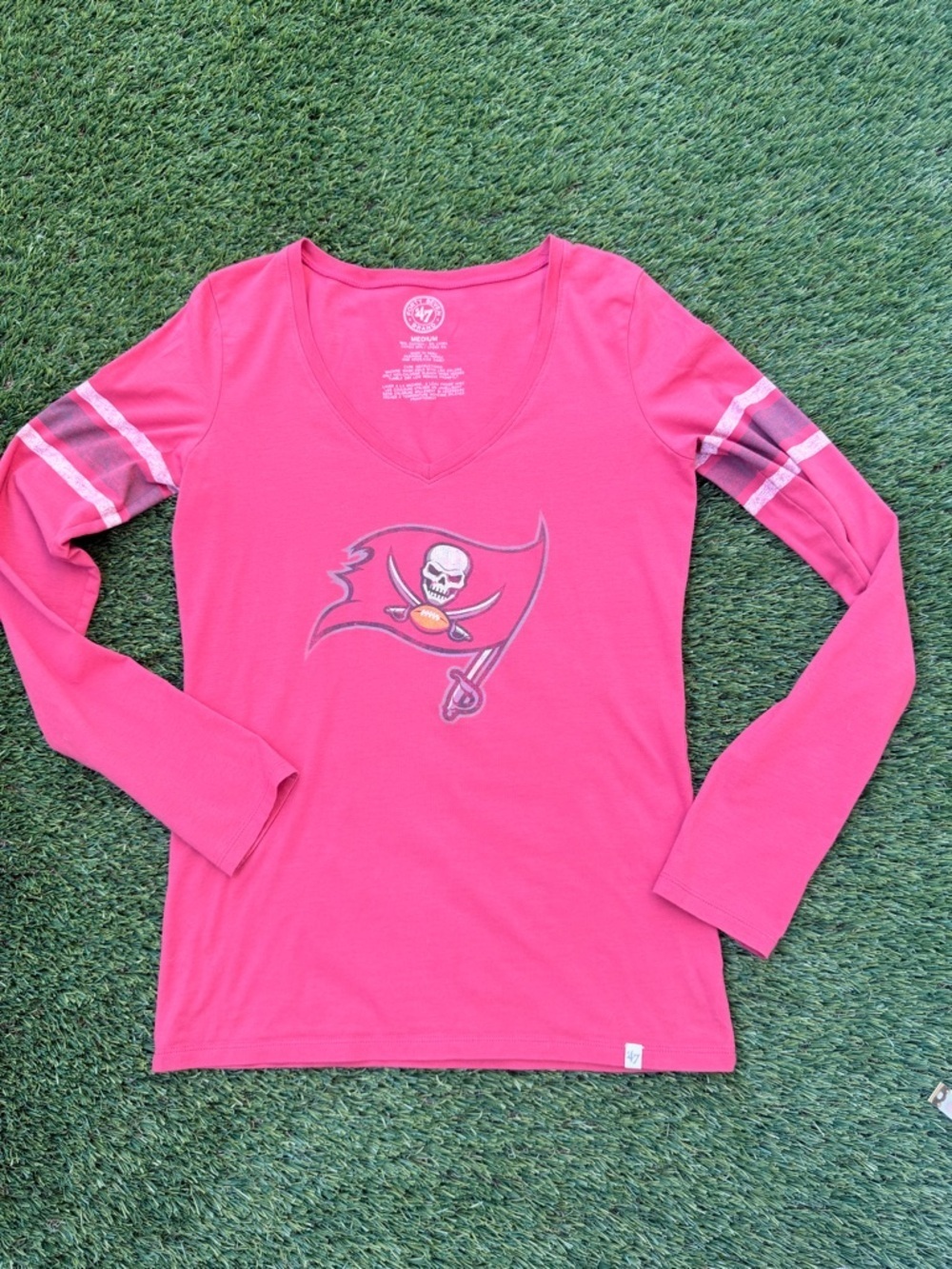 47 Brand NFL Tampa Buccaneers Crewneck Long Sleeve Tee